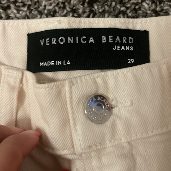 Veronica Beard Charlie Barrel Leg High Rise Jeans - Picture 12 of 13